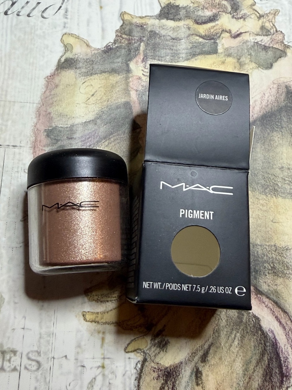 MAC COSMETICS BNIB JARDIN AIRES PIGMENT RARE 7.5g jar LIMITED DISCONTINUED!
